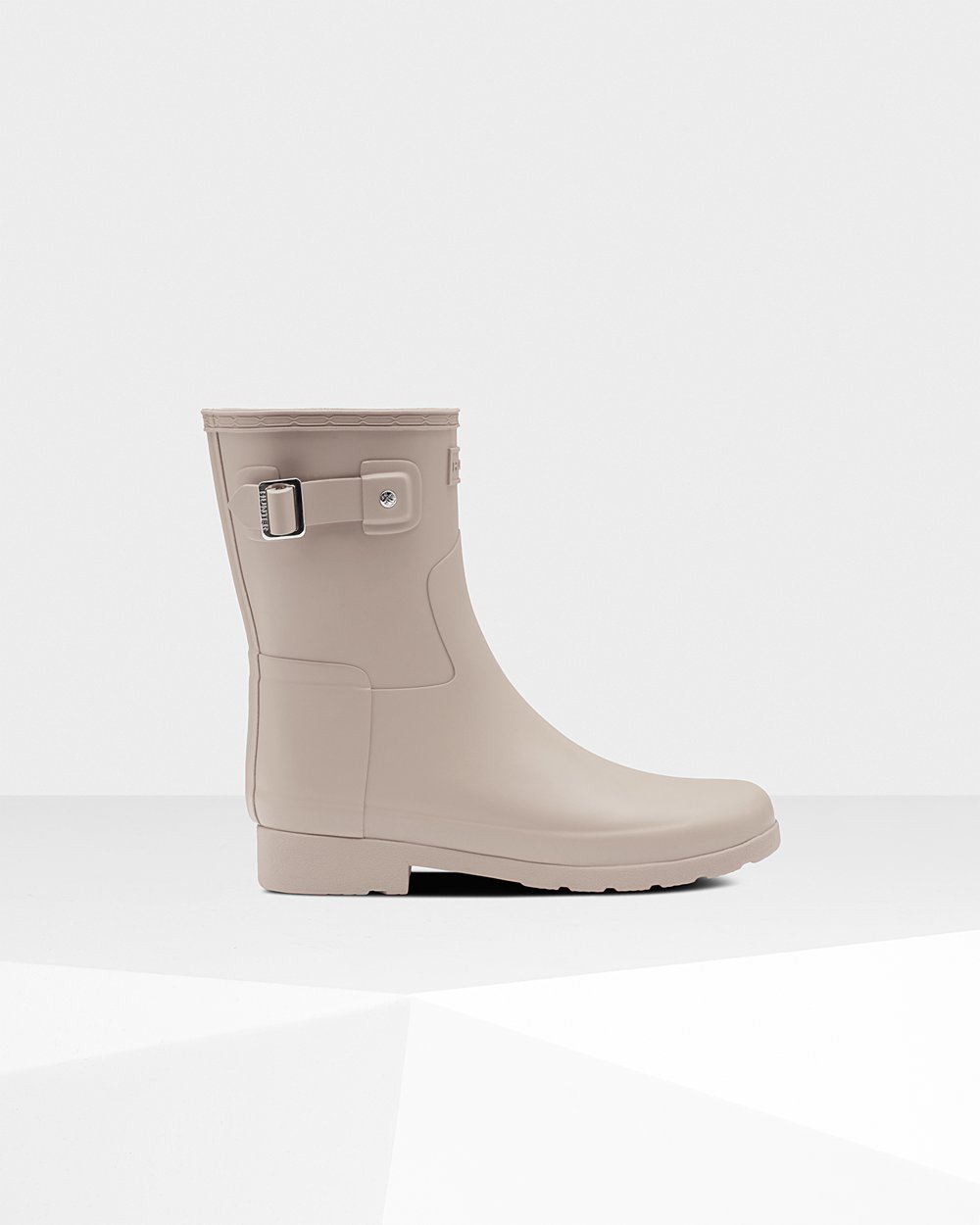 Galochas Curtas Hunter Feminina Cinzentas - Refined Slim Fit - 36KTDPHNJ